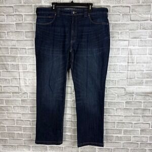 Duluth Trading Co Ballroom Double Flex Relaxed Fit Jeans Dark Wash 40 x 32 Mens